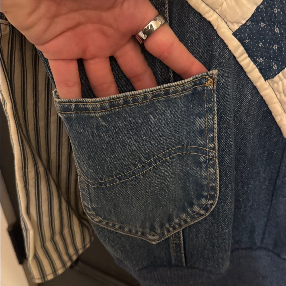 Vintage Patchwork Denim Jacket - image 3